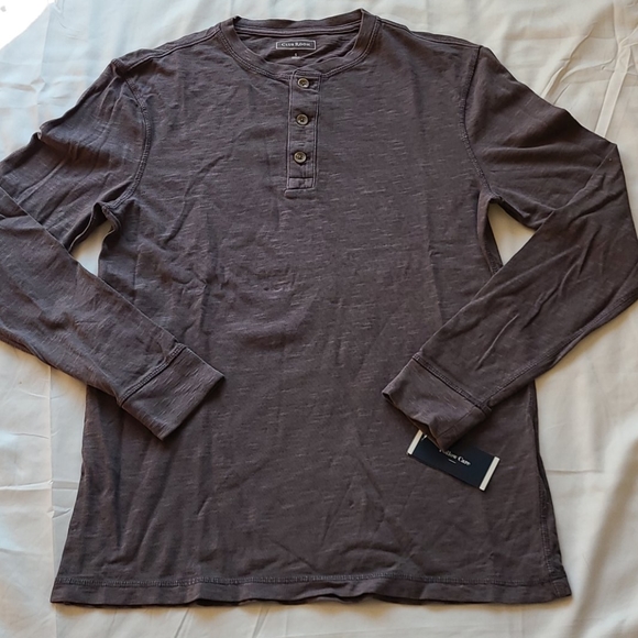 Club Rm gray Henley long-sleeve - Picture 3 of 16